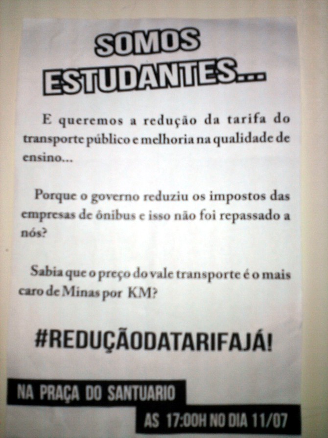 protestos estudantes